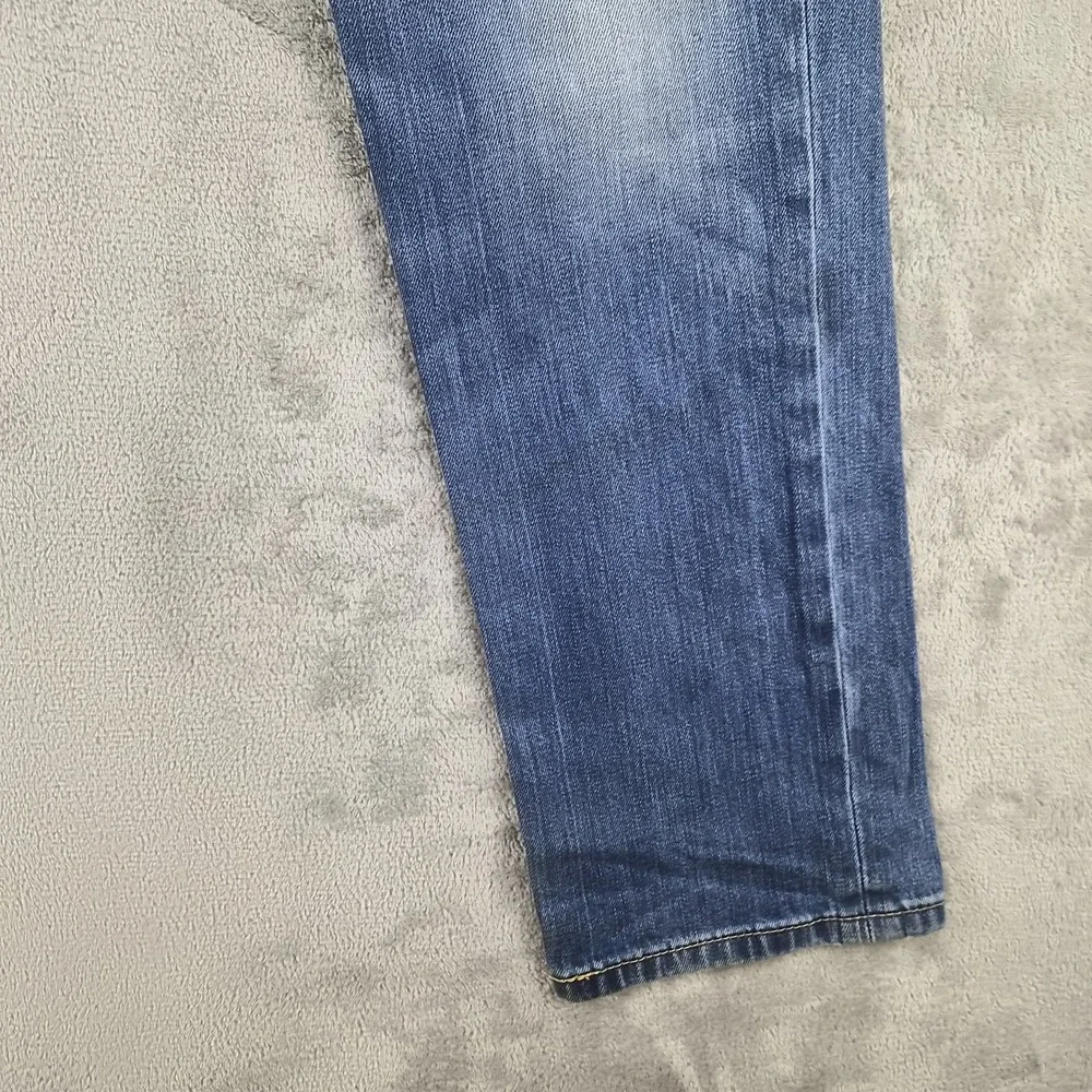 Levis 511 Jeans Mens 34x29 Blue Denim Slim Fit Medium Wash Stretch Whiskered